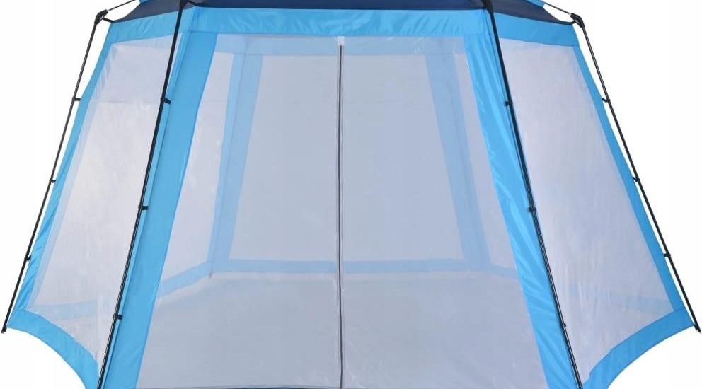 vidaXL Namiot do basenów, tkanina, 500 cm, niebieski