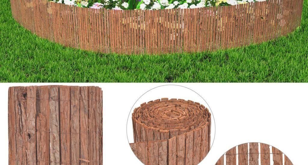 Vidaxl Ogrodowy Panel Ogrodzeniowy Kora 1000X50Cm