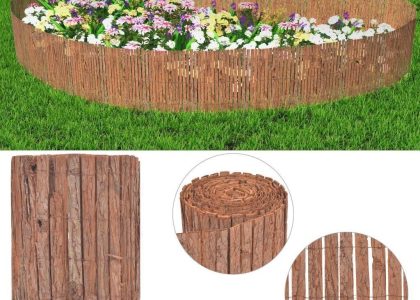 Vidaxl Ogrodowy Panel Ogrodzeniowy Kora 1000X50Cm