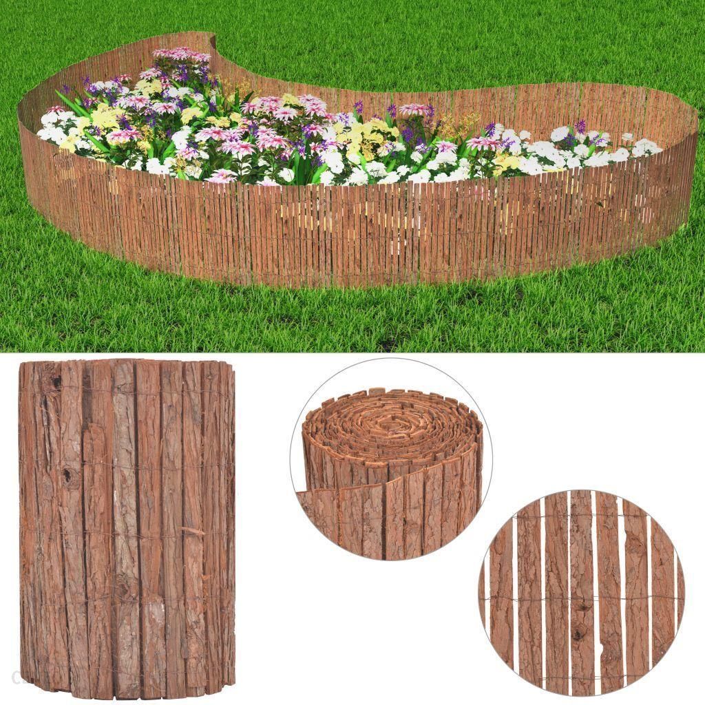 i-vidaxl-ogrodowy-panel-ogrodzeniowy-kora-1000x50cm Vidaxl Ogrodowy Panel Ogrodzeniowy Kora 1000X50Cm