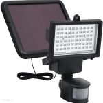 Vidaxl Ogrodowy Reflektor Solarny Led Z Czujnikiem, Czarny