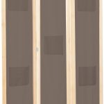 Vidaxl Parawan 3Panelowy Brązowy 120X170X4 Cm Tkanina