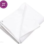 Vidaxl Plandeka 260 G/M² 3X4 M Biała Hdpe