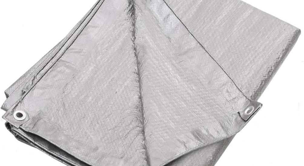 Vidaxl Plandeka 90 G/M² 6X10 M Szara Hdpe