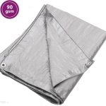 Vidaxl Plandeka 90 G/M² 6X10 M Szara Hdpe