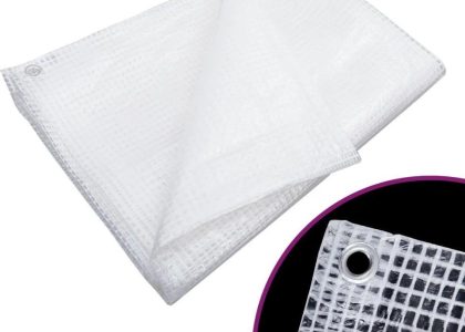 Vidaxl Plandeka Leno 140 G/M² 4×4 M Biała 151614