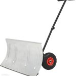 Vidaxl Pług Ręczny Do Odśnieżania Na Kółkach 100 X 44 Cm (142915)