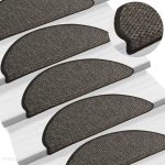 Vidaxl Samoprzylepne Nakładki Na Schody 15 Szt. 65X25 Cm Antracyt (326873)