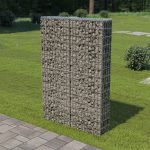 Vidaxl Ściana Gabionowa Z Pokrywami Galwanizowana Stal 100X20X150Cm