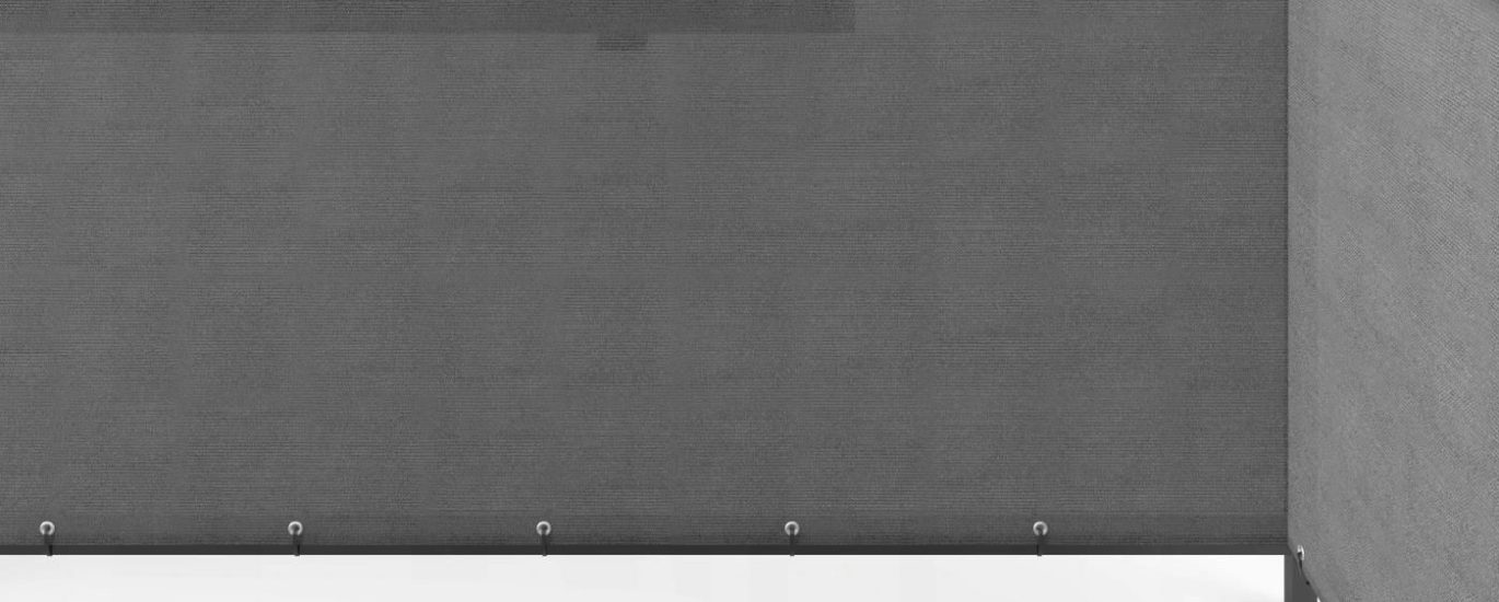 Vidaxl Shumee Osłona Balkonowa Mata Pe Na Taras Balkon 1X6M Pe100600Szary