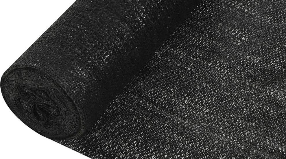 Vidaxl Siatka Cieniująca Czarna 3,6X25M Hdpe 150G/M