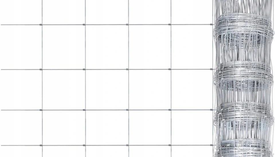 Vidaxl Siatka Ogrodzeniowa Galwanizowana Stal 50×1,6m