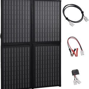 Vidaxl Składana Ładowarka Słoneczna 100 W 12 V