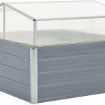 VIDAXL SZKLARNIA 100X100X85CM STAL GALWANIZOWANA S