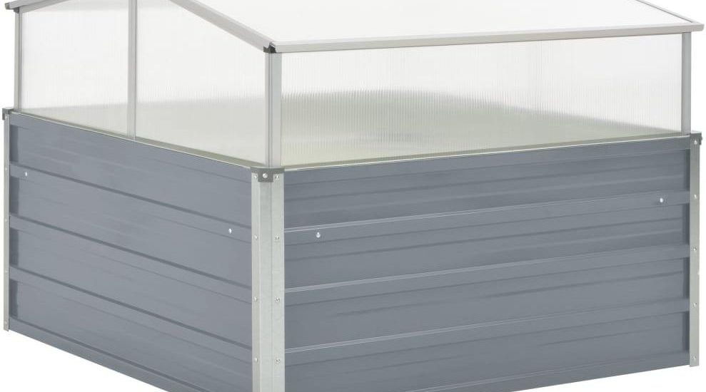 VIDAXL SZKLARNIA 100X100X85CM STAL GALWANIZOWANA S