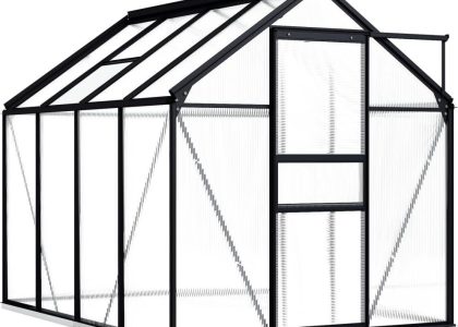 VidaXL Szklarnia z ramą podstawy 4,75 m²