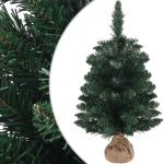 Vidaxl Sztuczna Choinka Ze Stojakiem Zielona 60 Cm Pvc 340537
