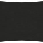 Vidaxl Żagiel Przeciwsłoneczny 160G/M Czarny 2X3,5M Hdpe