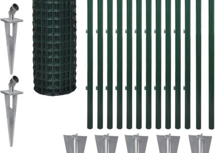 Vidaxl Zestaw Ogrodzeniowy 25 X 1,0 M