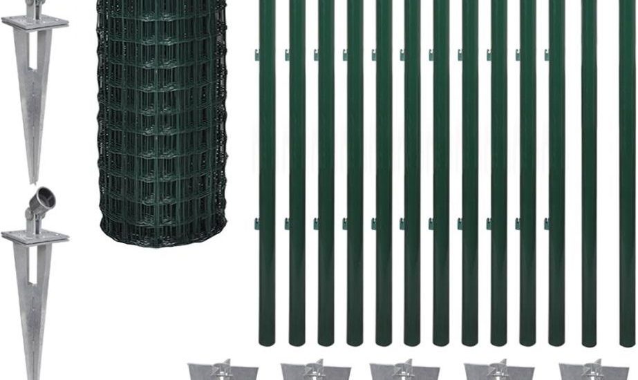 Vidaxl Zestaw Ogrodzeniowy 25 X 1,0 M
