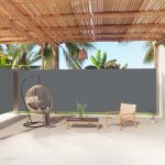 Vidaxl Zwijana Markiza Boczna Antracytowa 200x1000cm
