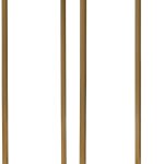 Vividez Verde Vv Kwietnik Metalowy Klasyczny 20x70cm Złoty (10136370)
