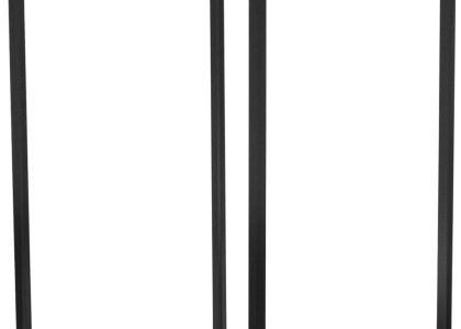 Vividez Verde Vv Kwietnik Metalowy Klasyczny 24x70cm Czarny (10136370)