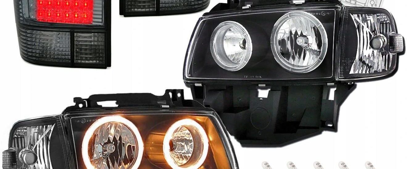 Vw Transporter T4 Lampy Reflektory Black Ringi Led CTS-TUNING-ANGLE-EYE 2856