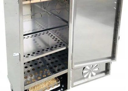 Wędzarka David Nierdzewna Ogrodowa Metalowa Wędzarnia