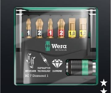 Wera Zestaw bitów Bit-Check 7 Diamond 1 SB na blistrze 05073419001