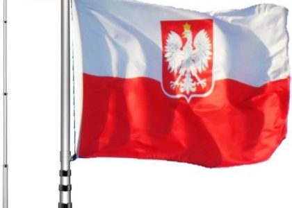 WideShop Maszt Flagowy Teleskopowy 6,3M + Flaga Polski ART570