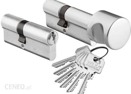 Wilka Komplet 35/35 Klasa B Wkładki Atestowane Antywłamaniowe 6 Kluczy Nikiel Porta WZNKLB3535G