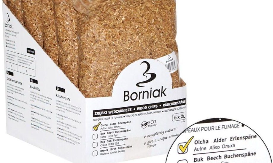 Wiórki Zrębki Do Wędzarni Borniak 10L Olcha Zo-10