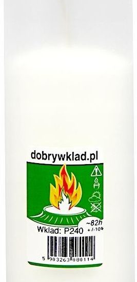 Wkład do zniczy Dobry Wkład P240 (9 sztuk) 82h