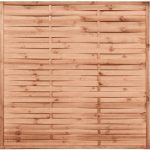 Wooder Płot drewniany lamelowy 180x180x2 brązowy