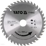 Yato Piła Tarczowa Do Drewna Z Węglikiem Wolframu 40T 200X30Mm YT60652