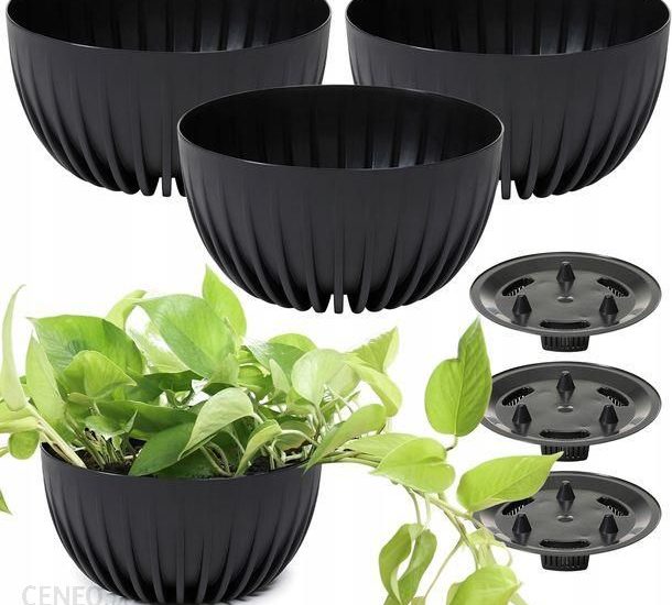 Zestaw 3X Misa Doniczka Osłonka Domowa Wkład 24cm