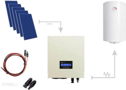 Zestaw do grzania wody w bojlerach ECO Solar Boost PRO 2050W MPPT 5xPV Mono