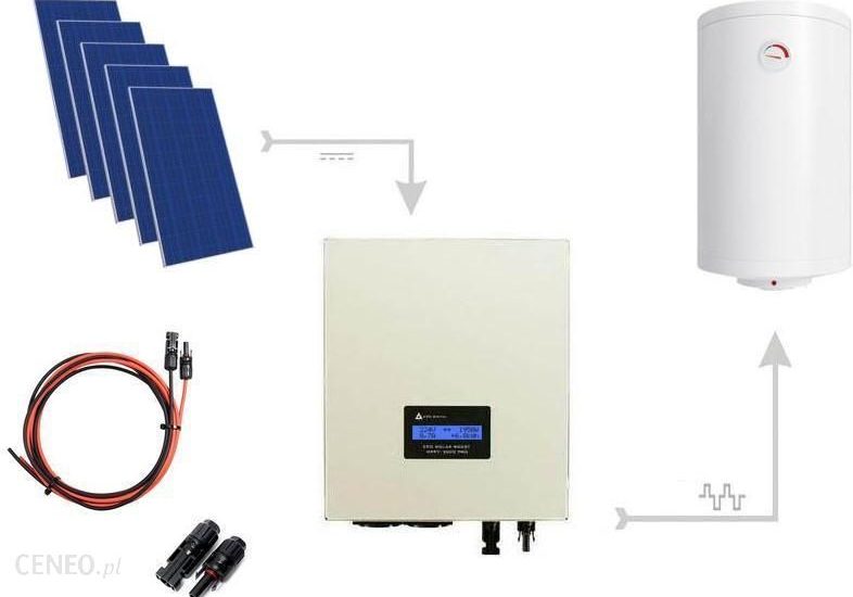 Zestaw do grzania wody w bojlerach ECO Solar Boost PRO 2050W MPPT 5xPV Mono