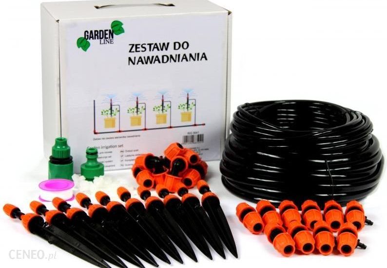 Zestaw Do Nawadniania Roślin Ogrodów Wąż 54 Elem