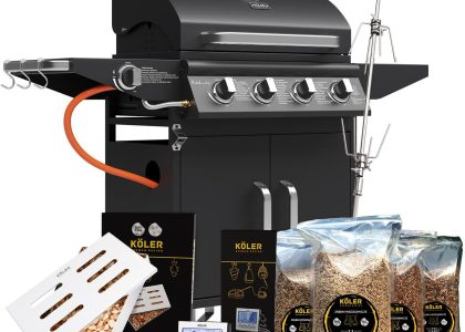 Zestaw Do Wędzenia Grill Gazowy Koler Relish V2 Black Rozszerzony