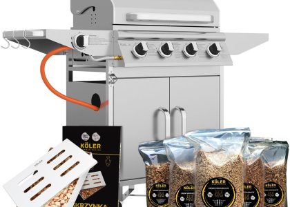 Zestaw Do Wędzenia Grill Gazowy Koler Relish V2 Silver Standard