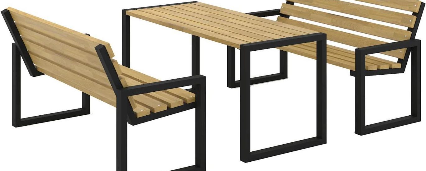 Zestaw Ogrodowy 150cm Bolzano 3X Kasztan