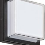 Zewnętrzna Lampa Ścienna Andorra 8829 Rabalux Elewacyjna Oprawa Kwadratowa Led 12W 4000K Kinkiet Outdoor Ip54 Czarny Biały