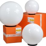 Zewnętrzne Lampy Kule Ogrodowe 20 30 40cm + Żarówki