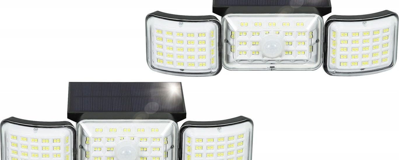 Zmh 4 Zestawy 270°Lampa Solarna Zewnętrznych Ip65