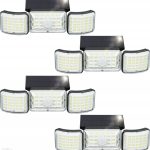 Zmh 4 Zestawy 270°Lampa Solarna Zewnętrznych Ip65