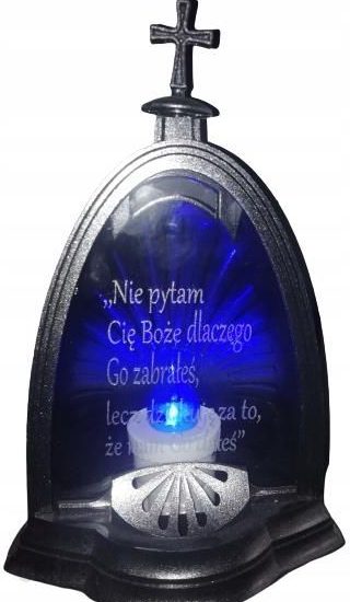 Znicz Kopuła + Wkład Z Dowolnym Grawerem I Tekstem