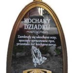 Znicz Led Kochany Dziadku Grawer Duży Złota