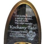 Znicz Led Kochany Tato Grawer Duży Złota